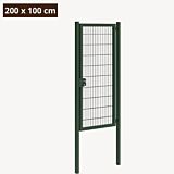 Tuinpoort metaal groen