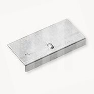 Daktrim verbindingsstuk aluminium | 4,5 cm hoog