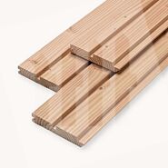 Douglas plank | dubbel rhombus profiel | 2,8x14,5 cm