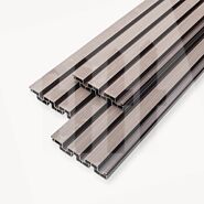 Velufence composiet rabatdeel triple | wengé brown