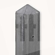Betonpaal antraciet | 10x10 cm | Universeel