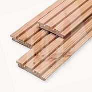 Douglas plank | triple rhombusprofiel | 2,8x14,5 cm