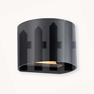 Wandlamp Stine zwart
