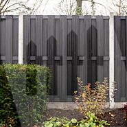 Tuinscherm composiet Design | antraciet