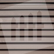 Velufence composiet rabatdeel triple | wengé brown