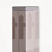 Velufence composiet paal | wengé brown