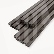 Velufence composiet rabatdeel triple | graph. black