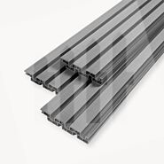 Velufence composiet rabatdeel triple | stone grey