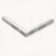 Daktrim buitenhoek aluminium | 4,5x4,5 cm