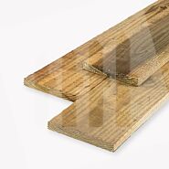 Douglas plank | ruw | geïmpregneerd | 2x20 cm