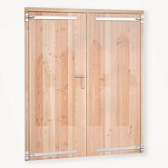 Tuinhuis dubbele dichte deur