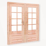 Dubbele deur tuinhuis