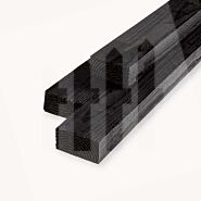 Douglas balk | ruw | zwart | 5x10 cm