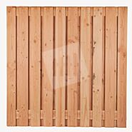 Tuinscherm Garderen | red class wood