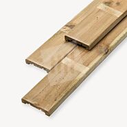 Afdeklat schutting | grenen | plat