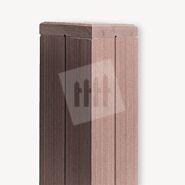 Velufence composiet paal | tropical brown