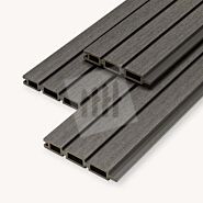 Fiberdeck composiet rabatdeel triple | dark grey