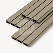 Fiberdeck composiet rabatdeel triple | light grey