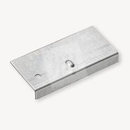 Daktrim verbindingsstuk aluminium | 4,5 cm hoog