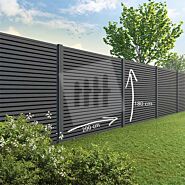 Velufence schutting composiet | Duofuse graphite black triple