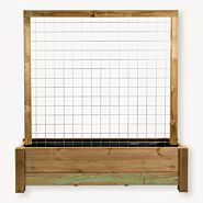 Balkon bloembak met trellis