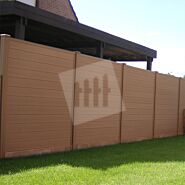 Tuinscherm Velufence | tropical brown | composiet palen