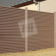 Tuinscherm Velufence triple | tropical brown