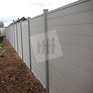 Velufence schutting composiet | Duofuse stone grey