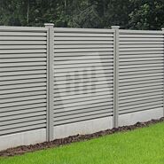 Tuinscherm Velufence triple | stone grey