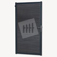 Tuindeur composiet Velufence | dark grey triple