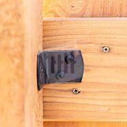 Schermsteun | zwart gecoat
