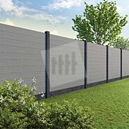 Tuinscherm Velufence | stone grey | betonpalen