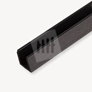 Duofuse composiet u-profiel | graphite black