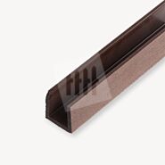 Duofuse composiet u-profiel triple | trop. brown