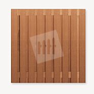 Tuinscherm Laren | hardhout