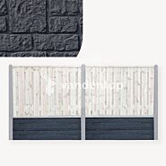 Betonplaat schutting