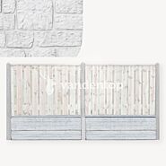 Betonplaat schutting