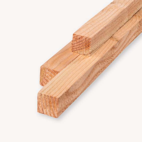 Douglas balk | ruw | blank | 5x5 cm