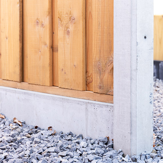 Betonplaat schutting