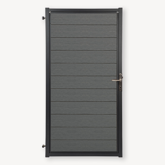 Tuindeur composiet Velufence | graphite black