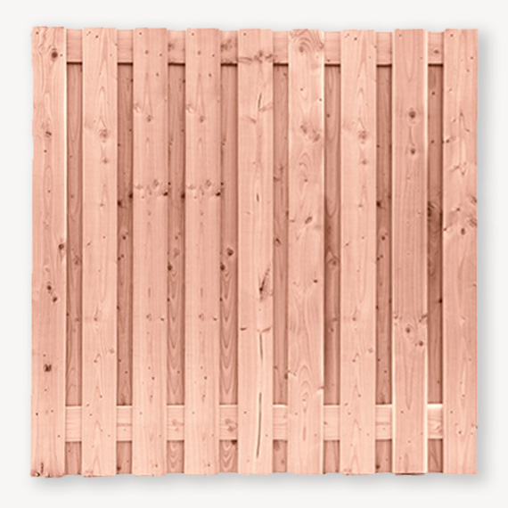 Tuinscherm Kootwijk | blank douglas geschaafd