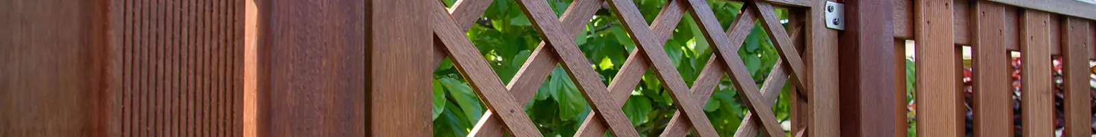Houten trellis