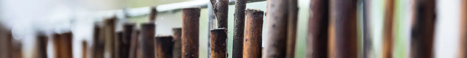 Wilgentenen schutting