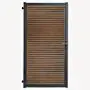 Tuindeur composiet Velufence | teak brown triple