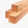 Douglas paal | ruw | blank | 15x15 cm