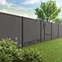 Velufence composiet schutting | Fiberdeck dark grey | triple