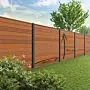 Tuinscherm Velufence | bankirai | aluminium palen