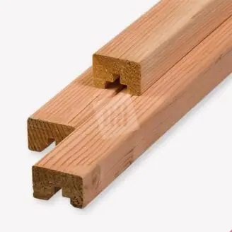 Afdeklat rabatschutting | douglashout