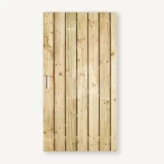 Tuindeur Privacy | grenen | geen doorkijk | verzinkt frame