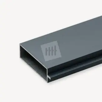 Aluminium startprofiel velufence | antra RAL7016 | 180cm